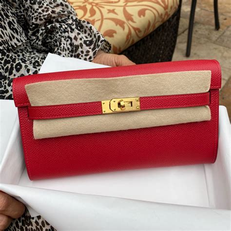 hermes kelly wallet size